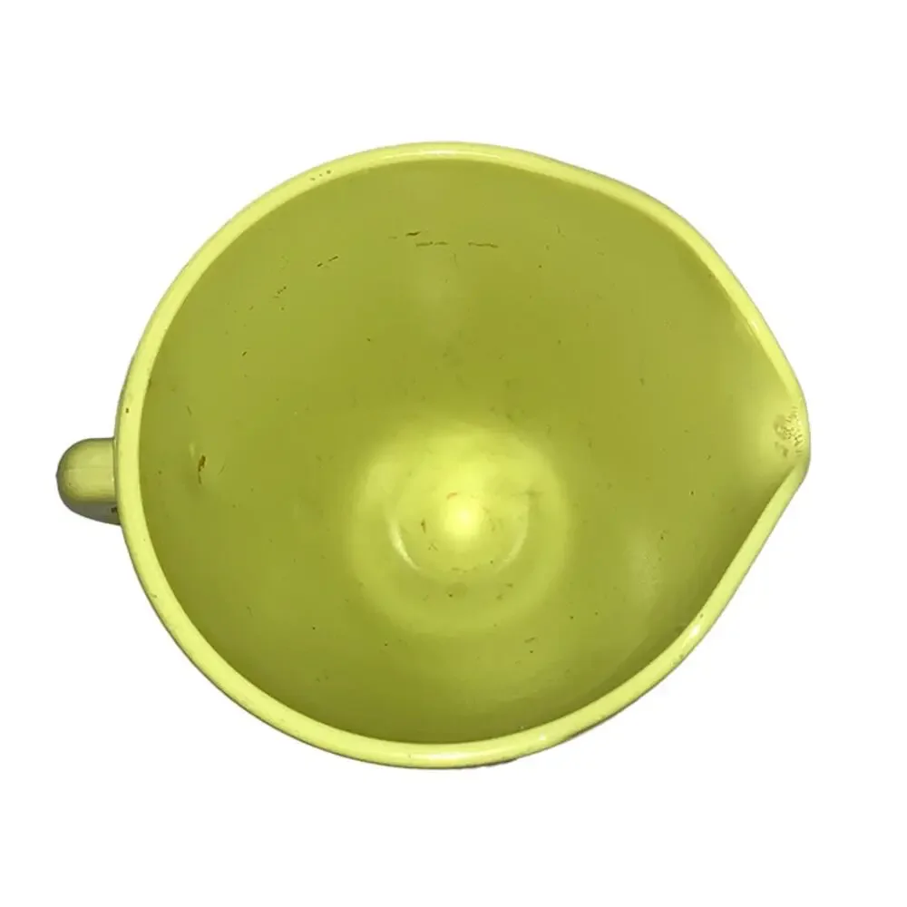 Vintage 1940s Hazel-Atlas Moderntone Platonite Bright Yellow Cream & Sugar Set